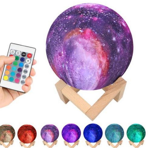 New! Galaxy 3D Lamp - Picture 3 of 4